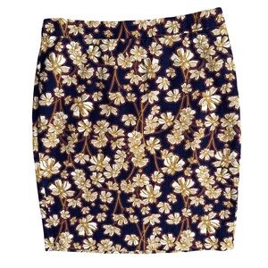 J.Crew Floral Pencil Skirt - Size 6